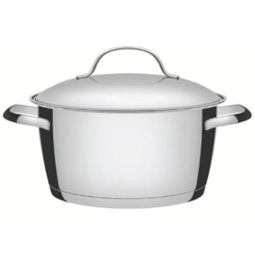 Caçarola Funda Tramontina Allegra Aço Inox Fundo Triplo 16 cm 1,5 L — Tramontina