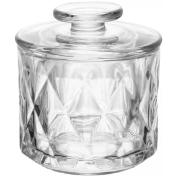Manteigueira Francesa Diamond 8x9cm Vidro Mesa Posta Cozinha — Lyor