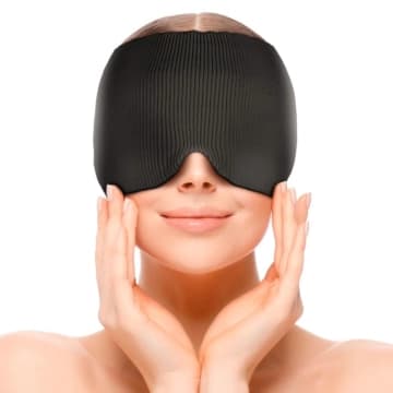 Máscara Relaxante com Gel Térmico Preto N1 Sport — N1 Sport
