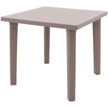 Mesa Tramontina Sancho 80 x 80 cm em Polipropileno Camurça — Tramontina