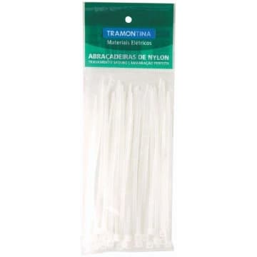 Abraçadeira de Nylon 295x4,6 mm Tramontina Branca — Tramontina
