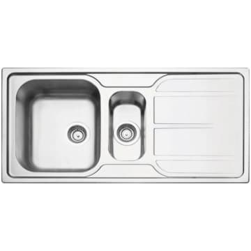 Cuba de Sobrepor Tramontina Marea 1 Cuba e Auxiliar em Aço Inox Acetinado 100 x 50 cm — Tramontina