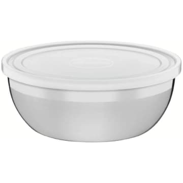 Pote Tramontina Freezinox Redondo em Aço Inox com Tampa Plástica 18 cm 1,6 L — Tramontina