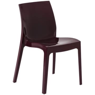 Cadeira Tramontina Alice Vermelho Garnet Brilho em Polipropileno — Tramontina