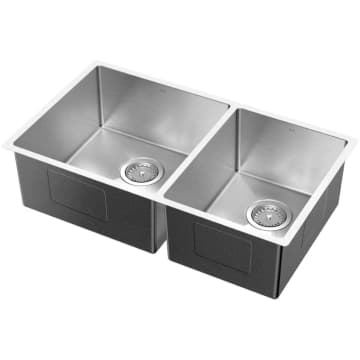 Cuba Dupla Docol Bistrô 76x44 cm Aço Inox Escovado — Docol