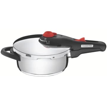 Panela de Pressão Tramontina Solar 22 cm 3 Litros em Aço Inox com 5 Dispositivos de Segurança — Tramontina
