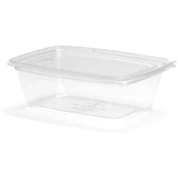 120un Pote Retangular com Lacre 750ml G736 Transparente Galvanotek — Galvanotek
