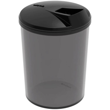 Farinheira Porta Farofa Temperos com Tampa 400ml Crippa Fumê — Crippa