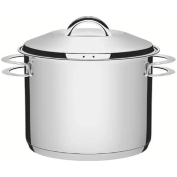 Caldeirão Tramontina Solar Aço Inox Fundo Triplo 28cm 15,7 Litros — Tramontina