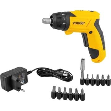 Parafusadeira Bateria 3,6V Kit C/12Pcs Vonder — Vonder