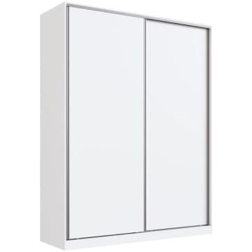 Guarda Roupa Solteiro Branco 183x59,8x235cm 2 Portas 3 Gavetas RC 2003 Emovell — Emovell