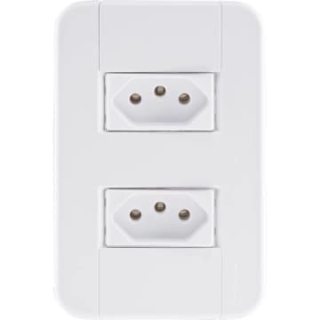 Conjunto 4x2 com 2 Tomadas 2P+T 20 A 250 V Tramontina Tablet — Tramontina