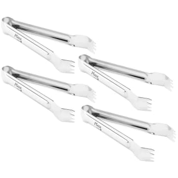 Kit 4 Pegadores de Carne para Rodízio 14cm Utensílios para Churrascaria Aço Inox Plaza Hercules — Hercules e Mundial