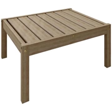 Mesa de Centro 76x60cm Rústica para Jardim Meneghetti — Móveis Meneghetti