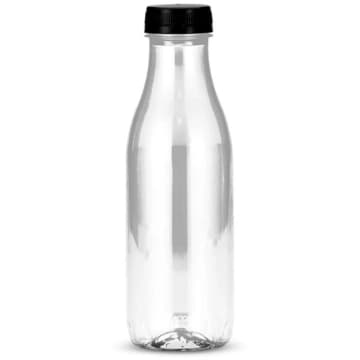 70un Garrafa PET Plástica Transparente com Tampa 500ml G3550 Galvanotek — Galvanotek