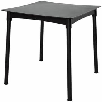 Mesa Tramontina Diana Preta 70cm em Polipropileno Pernas de Alumínio — Tramontina