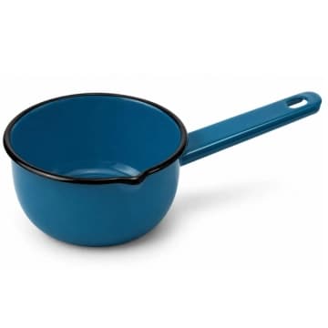 Papeiro Esmaltado N12 Panelinha com Cabo Azul Ágata Básica C — Metallouça