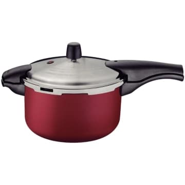 Panela de Pressão Tramontina Vancouver Effrect 6 Litros 24 cm Vermelho em Alumínio Starflon Max — Tramontina